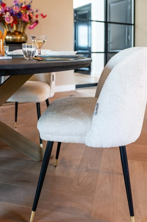 Richmond Interiors RICHMOND krzesło ALICIA białe - trudnopalne