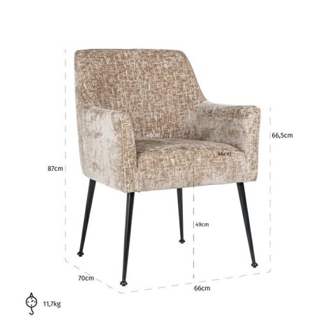 Richmond Interiors RICHMOND krzesło HARLEY