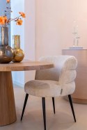 Richmond Interiors RICHMOND krzesło STELLA jasnobeżowe - trudnopalne