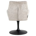 Richmond Interiors RICHMOND krzesło obrotowe MARLON jasnobeżowe