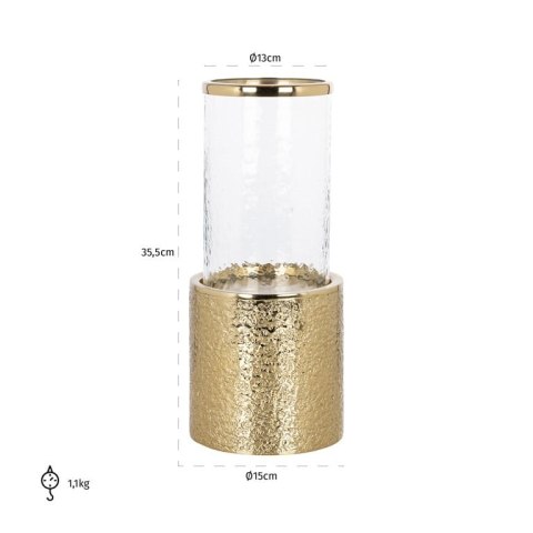 Richmond Interiors RICHMOND świecznik MARLOU S złoty