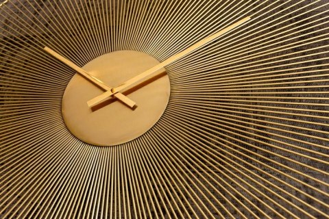 Richmond Interiors RICHMOND zegar AUDREY złoty