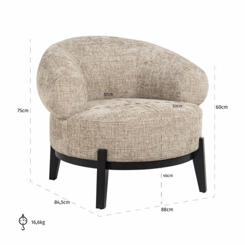 Richmond Interiors RICHMOND fotel MONTANA beżowy