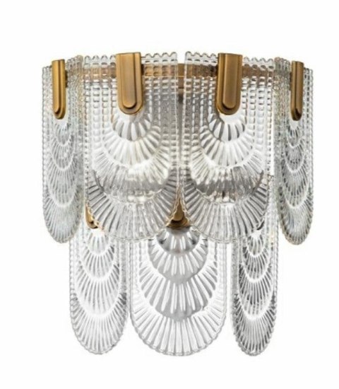 Richmond Interiors RICHMOND lampa ścienna SEM złota