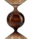 Richmond Interiors RICHMOND dekoracja klepsydra ELBA L brązowa