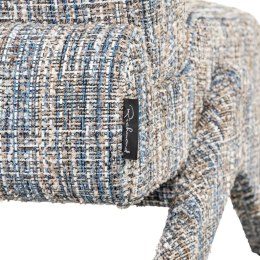 Richmond Interiors RICHMOND fotel LEXI niebieski