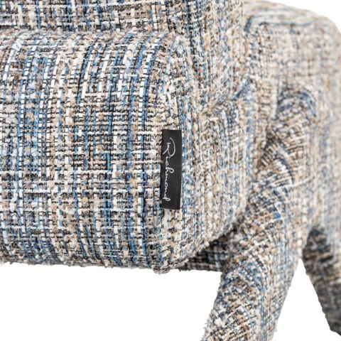 Richmond Interiors RICHMOND fotel LEXI niebieski