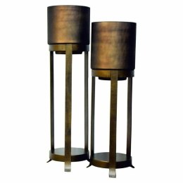 Richmond Interiors RICHMOND świecznik MIONE L brązowy