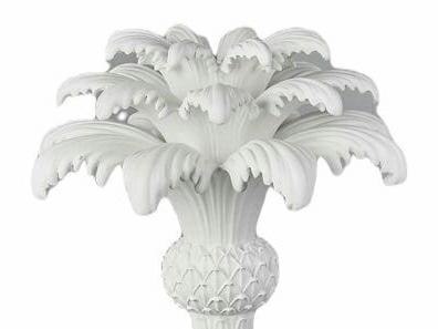 Richmond Interiors RICHMOND świecznik PALMA L biały