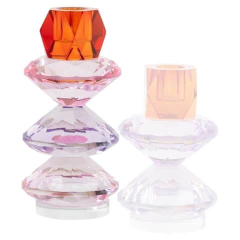 Richmond Interiors RICHMOND świecznik YALENA L różowy