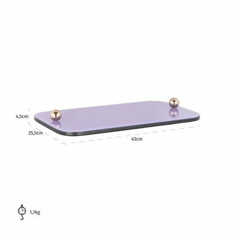 Richmond Interiors RICHMOND taca dekoracyjna JUDY fioletowa