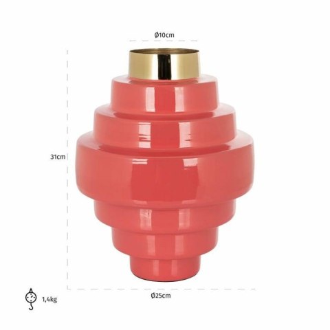 Richmond Interiors RICHMOND wazon AKELEI różowy