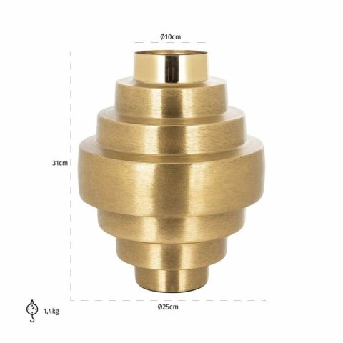 Richmond Interiors RICHMOND wazon AKELEI złoty