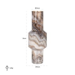 Richmond Interiors RICHMOND wazon NOIA L brązowy