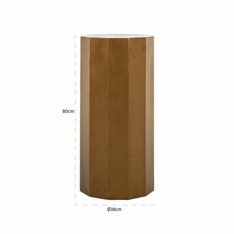 Richmond Interiors RICHMOND kolumna / stolik KILPIN szczotkowane złoto