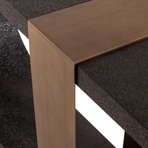 Richmond Interiors RICHMOND konsola BAZEL czarno-złota