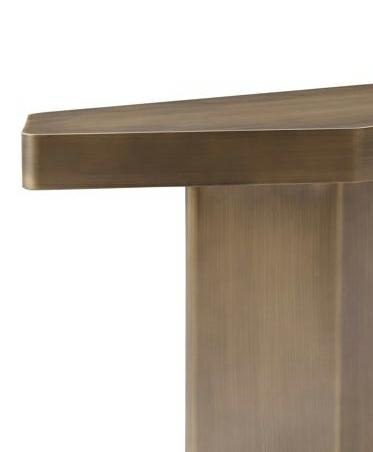 Richmond Interiors RICHMOND konsola HEXA szczotkowane złoto