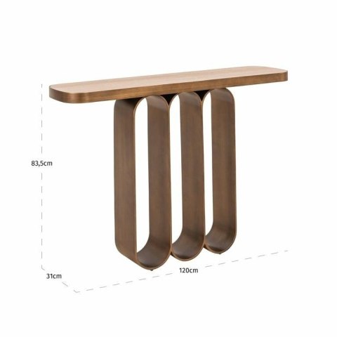 Richmond Interiors RICHMOND konsola LOCARNO szczotkowane złoto