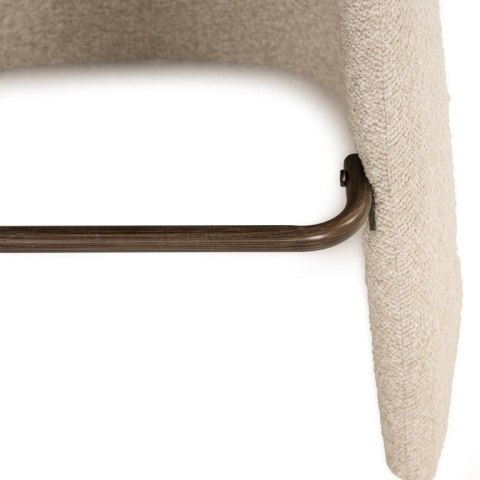 Richmond Interiors RICHMOND krzesło barowe GATSBI beżowe