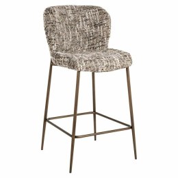 Richmond Interiors RICHMOND krzesło barowe ODARBY brązowe