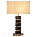 Richmond Interiors RICHMOND lampa stołowa LEVINA czarno-złota