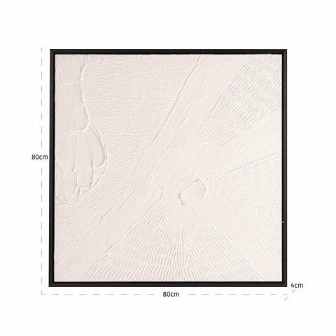 Richmond Interiors RICHMOND obraz JANEY 80x80 cm biały