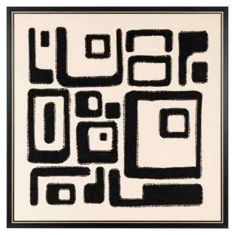 Richmond Interiors RICHMOND obraz SHANITA 105x105 cm biało-czarny