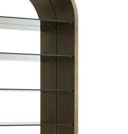 Richmond Interiors RICHMOND regał BOWIC szczotkowane złoto