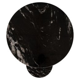 Richmond Interiors RICHMOND stolik TIBBY czarny / złoty