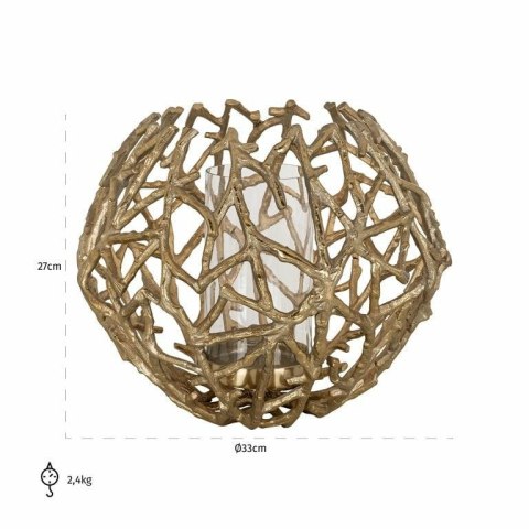 Richmond Interiors RICHMOND świecznik JAIMY złoty