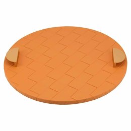 Richmond Interiors RICHMOND taca dekoracyjna MAVEY pomarańczowa