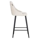 Richmond Interiors RICHMOND zestaw 2 krzeseł barowych BROOKE 67 jasny beż