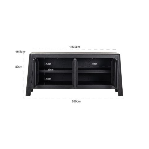 Richmond Interiors RICHMOND komoda BACCARAT - 4 drzwiowa