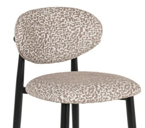 Richmond Interiors RICHMOND krzesło barowe DANTES 75 natural geo - trudnopalne