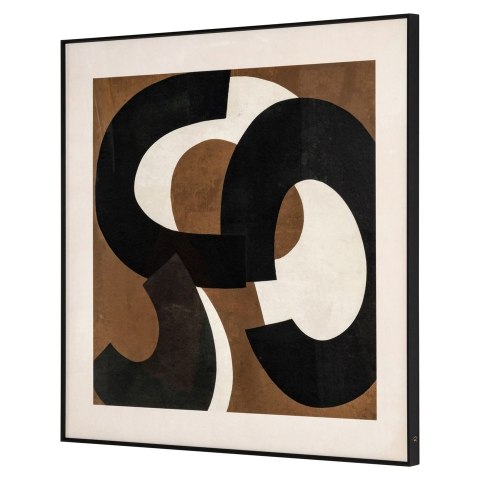 Richmond Interiors RICHMOND obraz EUPHORIA RIGHT 80x80 cm brązowy