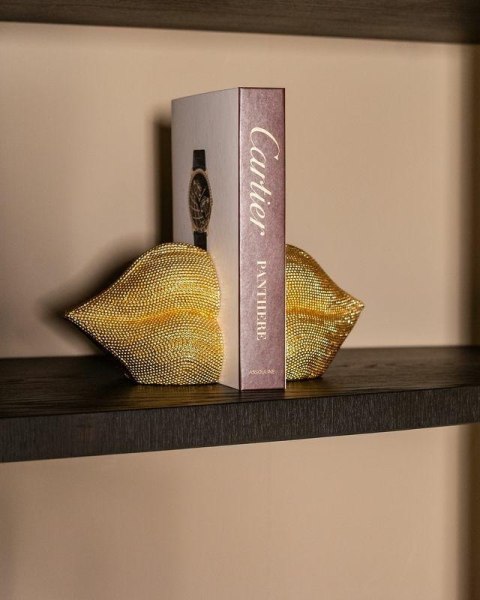 Richmond Interiors RICHMOND podpórka do książek KISS złota