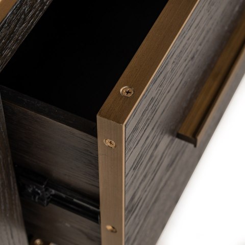 Richmond Interiors RICHMOND regał CARTER S brązowy