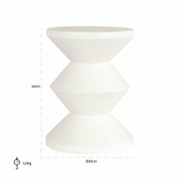 Richmond Interiors RICHMOND stolik BLOOMSTONE DIABLO 35 biały