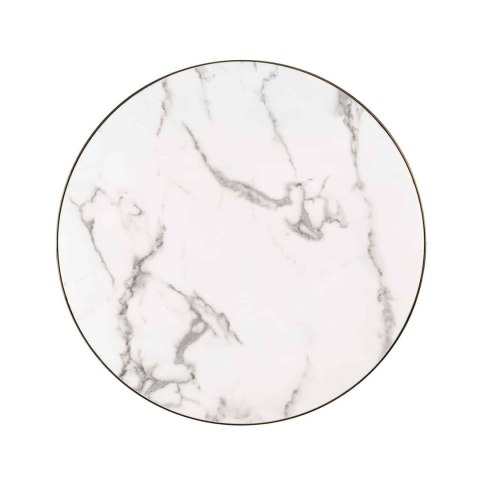 Richmond Interiors RICHMOND stolik kawowy ODIN 80 cm złoty - konglomerat, stal nierdzewna