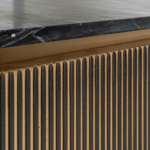 Richmond Interiors RICHMOND szafka RTV IRONVILLE - marmur, metal, MDF, sklejka brzozowa