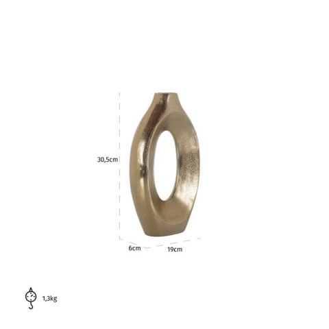 Richmond Interiors RICHMOND wazon ALMA S złoty