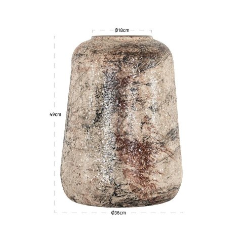 Richmond Interiors RICHMOND wazon DENA L beżowy