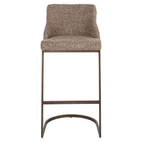 Richmond Interiors RICHMOND zestaw 2 krzeseł barowych BOLTON brown tweed