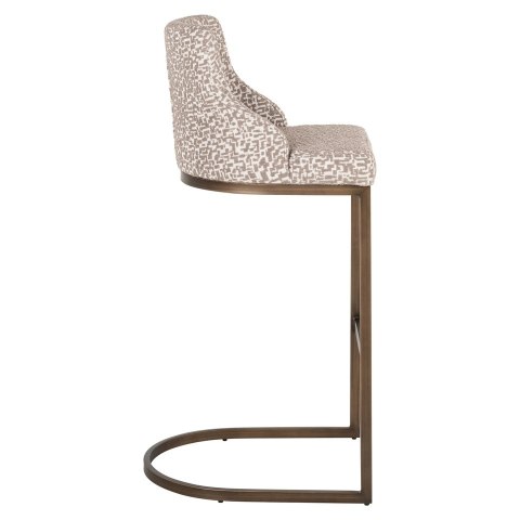 Richmond Interiors RICHMOND zestaw 2 krzeseł barowych BOLTON natural geo