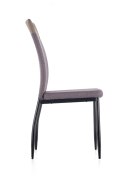 Halmar K276 krzesło ciemny popiel / popiel MIAMI