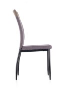 Halmar K276 krzesło ciemny popiel / popiel MIAMI Halmar K276 krzesło ciemny popiel / popiel MIAMI