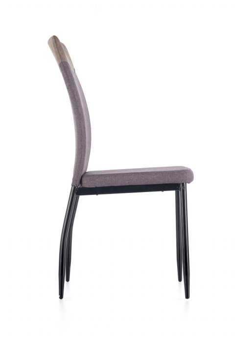 Halmar K276 krzesło ciemny popiel / popiel MIAMI Halmar K276 krzesło ciemny popiel / popiel MIAMI