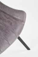 Halmar K279 krzesło popielate / czarne ekoskóra+metal Halmar K279 krzesło popielate / czarne ekoskóra+metal