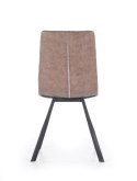 Halmar K280 krzesło brązowy / czarny ekoskóra+metal