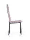 Halmar K292 krzesło do jadalni, salonu popielaty tkanina / stal malowa